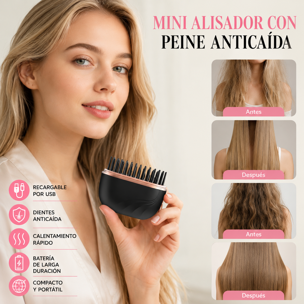 Mini Alisador Portátil